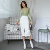 メニーボタンニットトップス 薄手のセーター リブ | PREMIUM K | 詳細画像6
