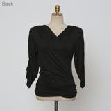 ドレーピングシャーリングトップス 袖スリット ゆれ感 | PREMIUM K | 詳細画像1 