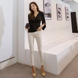 ドレーピングシャーリングトップス 袖スリット ゆれ感 | PREMIUM K | 詳細画像7 