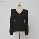 シャープラインVネックトップス パフスリーブ ボリューム袖 | PREMIUM K | 詳細画像10
