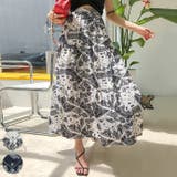 Ivory | ペイズリーマキシスカート フレアスカート ゆれ感 | PREMIUM K
