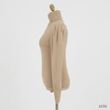 シャーリングパフスリーブニット ハイネック タートルネック | PREMIUM K | 詳細画像20