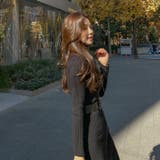 ベルトセットニットロングワンピース タートルネック ハイネック | PREMIUM K | 詳細画像4 