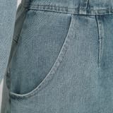 デニムシャツミニワンピース ハイウエスト ドロップショルダー | PREMIUM K | 詳細画像17 