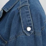 テーラードカラーデニムワンピース ウエストマーク フロントスリット | PREMIUM K | 詳細画像27 