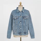 2WAYフードデニムジャケット 重ね着風 ドッキング | PREMIUM K | 詳細画像2 