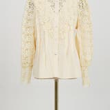 ハイネックレースブラウス バルーン袖 透け感 | PREMIUM K | 詳細画像17 