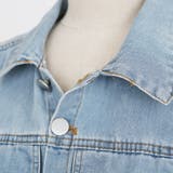 バルーン袖のクロップドデニムジャケット パフスリーブ アウター | PREMIUM K | 詳細画像15