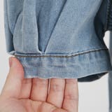 バルーン袖のクロップドデニムジャケット パフスリーブ アウター | PREMIUM K | 詳細画像19