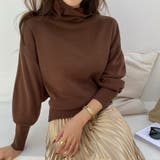 バッククロップドリボンニット タートルネック イレギュラーヘム | PREMIUM K | 詳細画像12