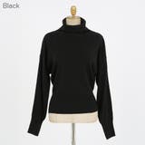 バッククロップドリボンニット タートルネック イレギュラーヘム | PREMIUM K | 詳細画像16
