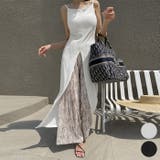 Ivory | マキシスリットキャミソール ノースリーブ シースルー | PREMIUM K