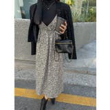 スリーブレスロングワンピース キャミソールワンピース ハイウエスト | PREMIUM K | 詳細画像6