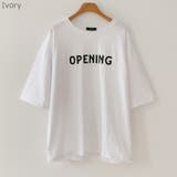 OPENINGテキストTシャツ 英字 ドロップショルダー | PREMIUM K | 詳細画像14 