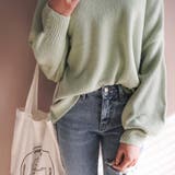 バルーン袖のやわらか春ニット パステルカラー きれい色 | PREMIUM K | 詳細画像16 