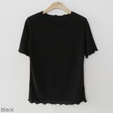 Black | ウェーブエッジTシャツ ユニーク 個性的 | PREMIUM K
