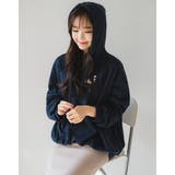 Marini裏起毛フードトップス トレーナー ロゴスウェット | PREMIUM K | 詳細画像15 