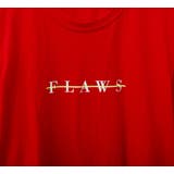 FLAWSカラーラインTシャツ テキスト 英字 | PREMIUM K | 詳細画像16 