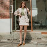 リネンベルトスカートパンツ スカパン ショートパンツ | PREMIUM K | 詳細画像14 