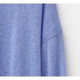 オーバーサイズUネックTシャツ ロングT ランダムな透け感 | PREMIUM K | 詳細画像14 