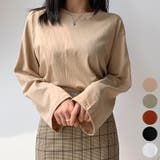 Beige | 365ベーシックロングTシャツ ミュートカラー シック | PREMIUM K