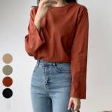 RedBrown | 365ベーシックロングTシャツ ミュートカラー シック | PREMIUM K