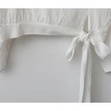 ほんのりストライプのリボンブラウス アシメ ウエストマーク | PREMIUM K | 詳細画像17 