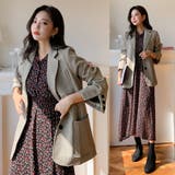 シフォンロングワンピース ワンピース 小花柄 | PREMIUM K | 詳細画像10 