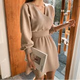 ハイウエストラップミニワンピース カシュクール Vネック | PREMIUM K | 詳細画像10
