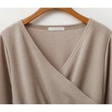 ハイウエストラップミニワンピース カシュクール Vネック | PREMIUM K | 詳細画像12