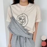 Cream | amontデザインTシャツ 半袖 バイカラー | PREMIUM K