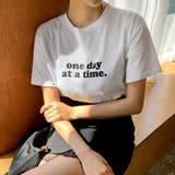 onedayレタリングTシャツ プリント 英字 | PREMIUM K | 詳細画像2 