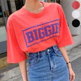 CherryPink | BIGGIEビッグシルエットTシャツ ロゴT オーバーサイズ | PREMIUM K