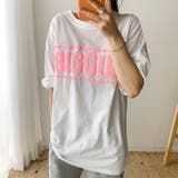 Ivory | BIGGIEビッグシルエットTシャツ ロゴT オーバーサイズ | PREMIUM K