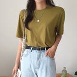10カラーベーシックTシャツ 軽いドロップショルダー 半袖 | PREMIUM K | 詳細画像7 