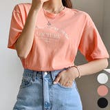 Orange | COUTUREレタリングTシャツ 半袖 ロゴT | PREMIUM K