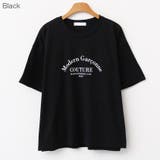 Black | COUTUREレタリングTシャツ 半袖 ロゴT | PREMIUM K