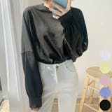 Black | オーバーサイズコットンTシャツ ロングTシャツ スウェットスタイル | PREMIUM K