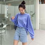オーバーサイズコットンTシャツ ロングTシャツ スウェットスタイル | PREMIUM K | 詳細画像15 