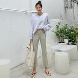 オーバーサイズコットンTシャツ ロングTシャツ スウェットスタイル | PREMIUM K | 詳細画像5 