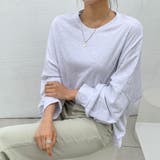 オーバーサイズコットンTシャツ ロングTシャツ スウェットスタイル | PREMIUM K | 詳細画像7 