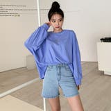 オーバーサイズコットンTシャツ ロングTシャツ スウェットスタイル | PREMIUM K | 詳細画像9 