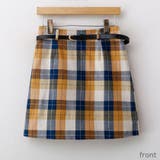 カラフルチェックパンツスカート ミニスカート ベルト付き | PREMIUM K | 詳細画像13 