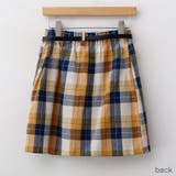 カラフルチェックパンツスカート ミニスカート ベルト付き | PREMIUM K | 詳細画像14 