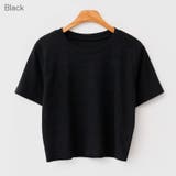 リラックスクロップドTシャツ 伸縮 ショート丈 | PREMIUM K | 詳細画像13