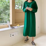 オーバーサイズコットンワンピース 長袖 ドロップショルダー | PREMIUM K | 詳細画像10 