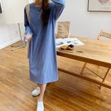 オーバーサイズコットンワンピース 長袖 ドロップショルダー | PREMIUM K | 詳細画像7 