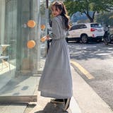 裏起毛スウェットマキシワンピース ロングワンピース 長袖 | PREMIUM K | 詳細画像10 