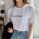 Ivory | anotherレタリングTシャツ ロゴTシャツ ワンポイント | PREMIUM K