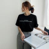 AFRAIDレタリングTシャツ ドロップショルダー ゆったり | PREMIUM K | 詳細画像4 